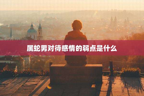 属蛇男对待感情的弱点是什么