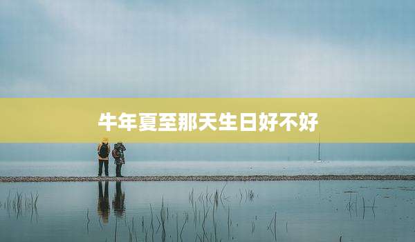 牛年夏至那天生日好不好
