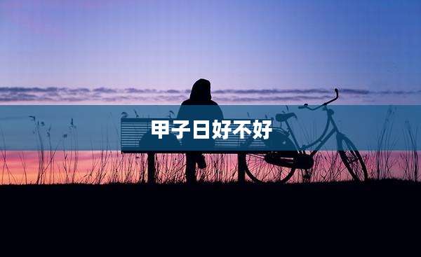 甲子日好不好