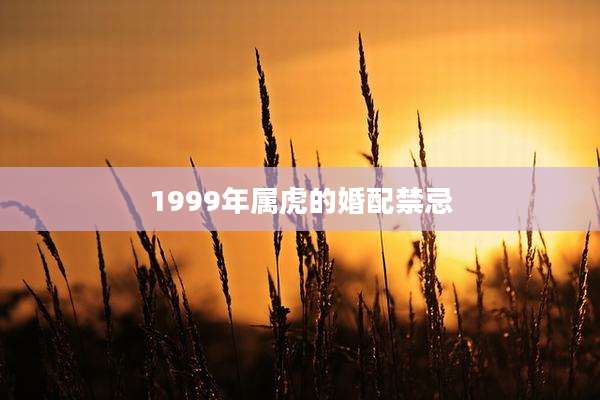 1999年属虎的婚配禁忌