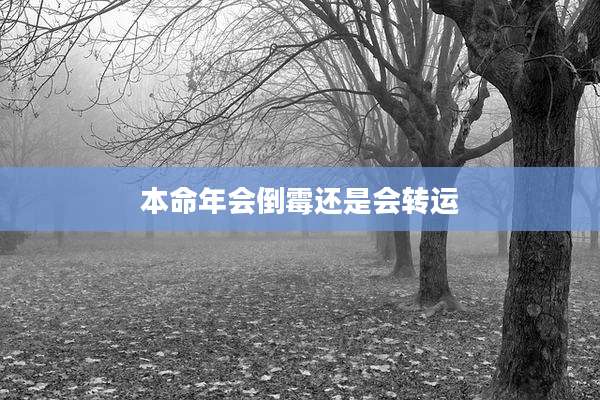 本命年会倒霉还是会转运
