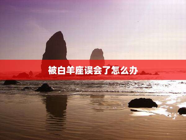 被白羊座误会了怎么办