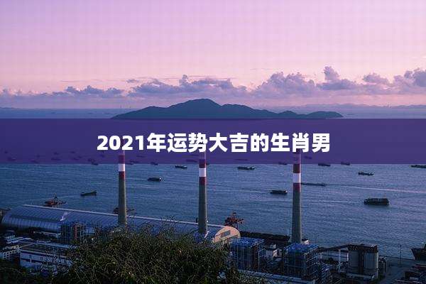 2021年运势大吉的生肖男