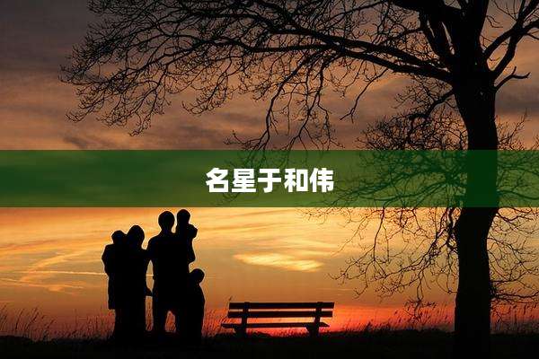 名星于和伟