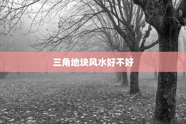 三角地块风水好不好