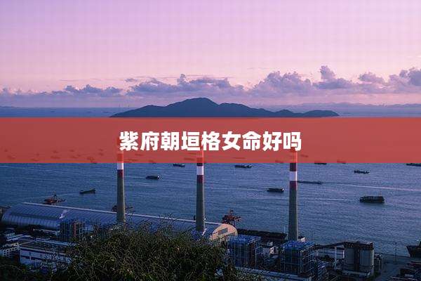 紫府朝垣格女命好吗