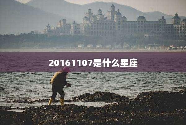20161107是什么星座
