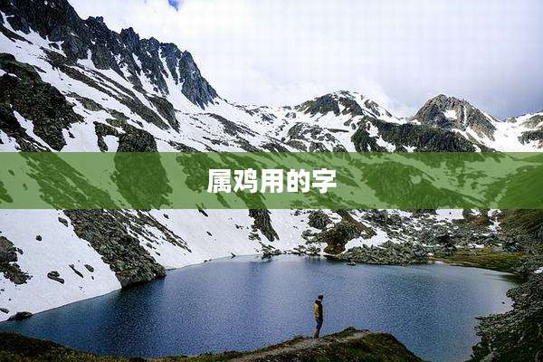 属鸡用的字