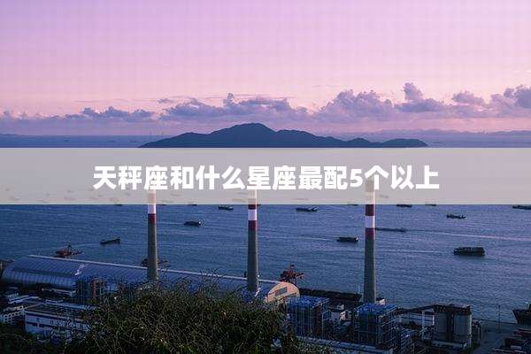 天秤座和什么星座最配5个以上