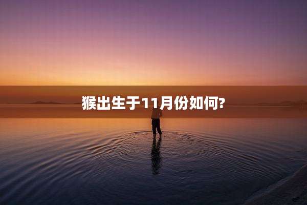 猴出生于11月份如何?