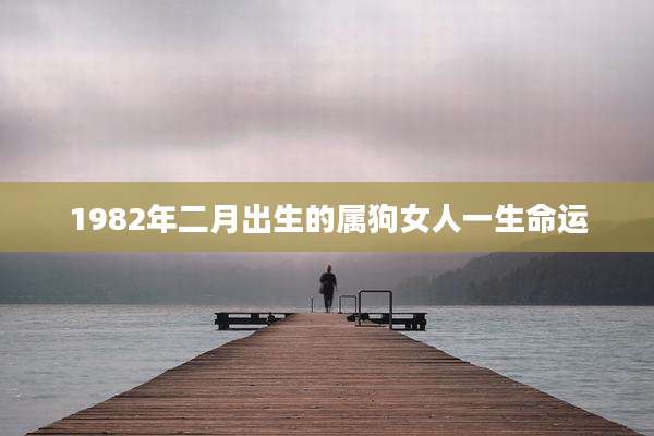 1982年二月出生的属狗女人一生命运