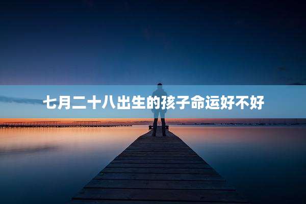 七月二十八出生的孩子命运好不好