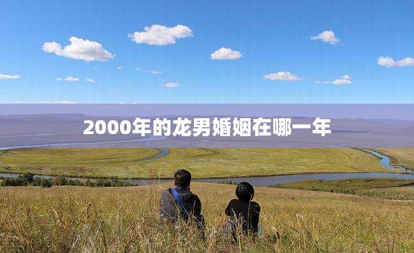 2000年的龙男婚姻在哪一年