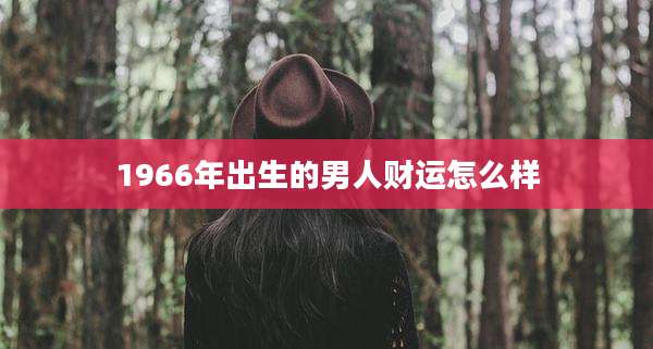 1966年出生的男人财运怎么样