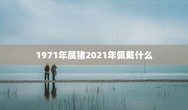 1971年属猪2021年佩戴什么