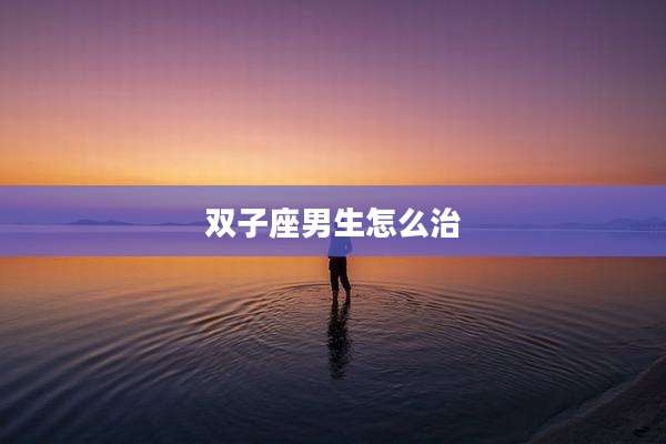 双子座男生怎么治