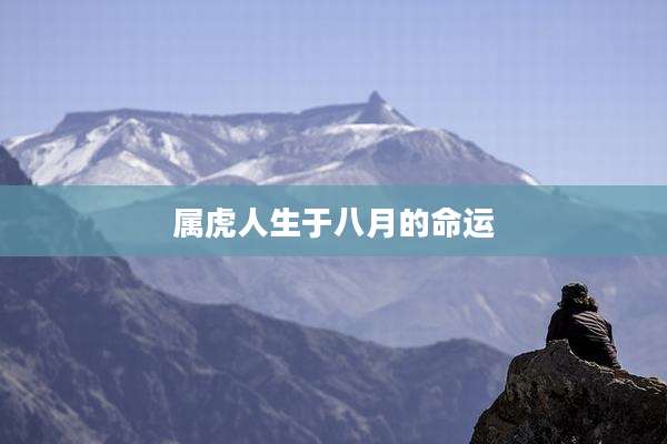 属虎人生于八月的命运