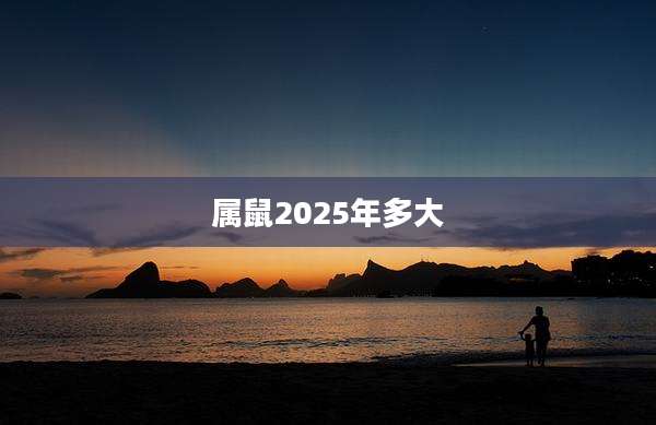 属鼠2025年多大