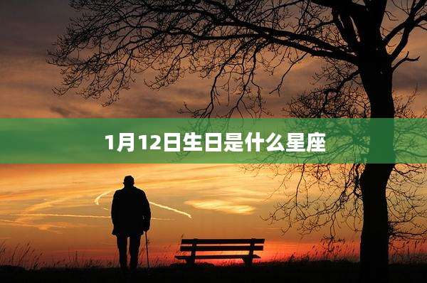 1月12日生日是什么星座