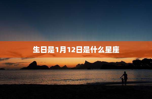 生日是1月12日是什么星座