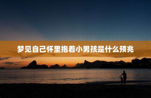 梦见自己怀里抱着小男孩是什么预兆