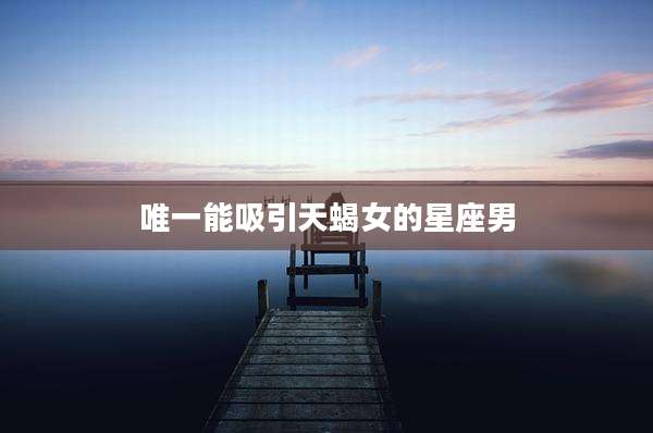唯一能吸引天蝎女的星座男