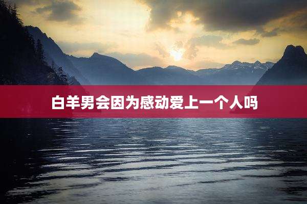 白羊男会因为感动爱上一个人吗