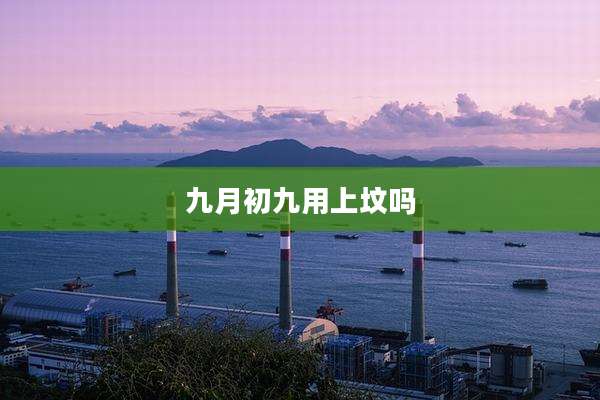 九月初九用上坟吗