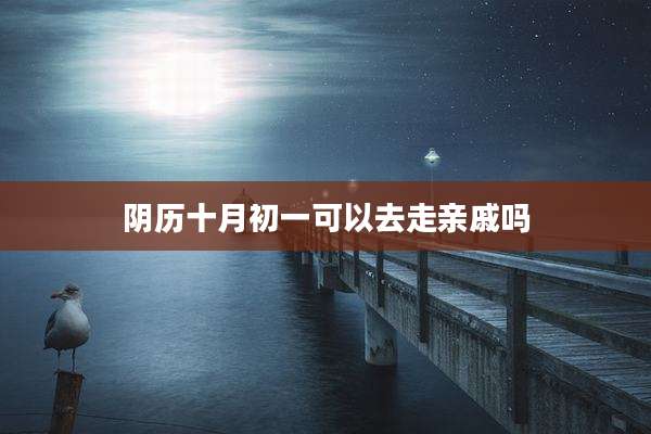 阴历十月初一可以去走亲戚吗