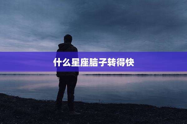 什么星座脑子转得快