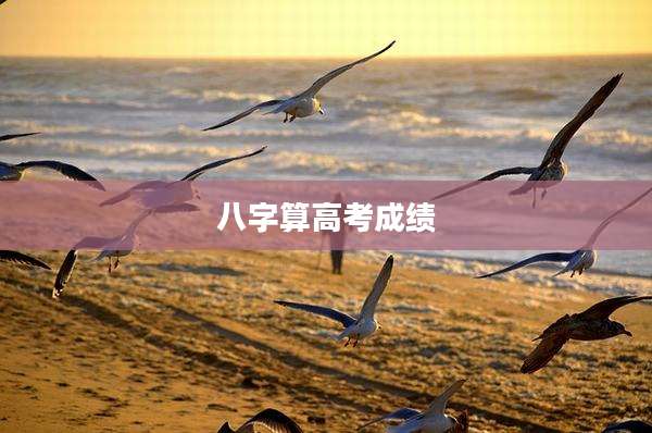 八字算高考成绩