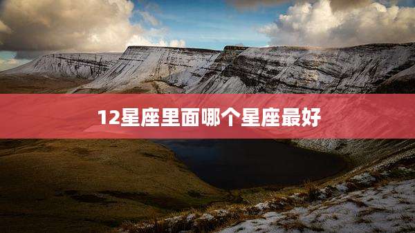 12星座里面哪个星座最好