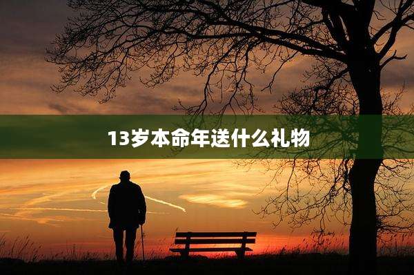 13岁本命年送什么礼物