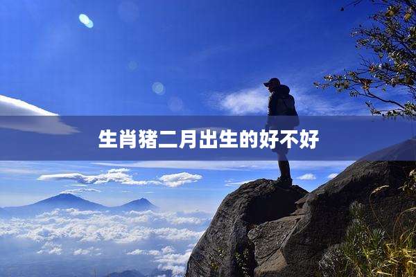 生肖猪二月出生的好不好