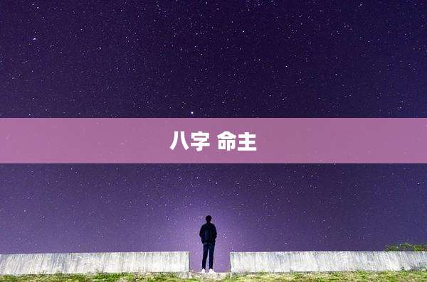 八字 命主