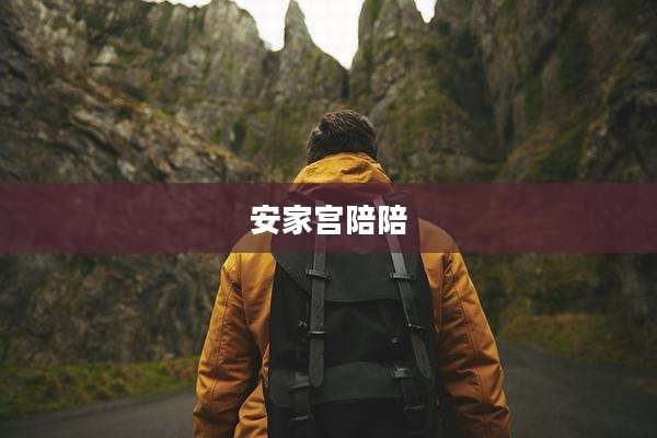 安家宫陪陪
