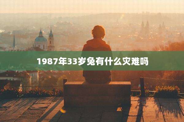 1987年33岁兔有什么灾难吗