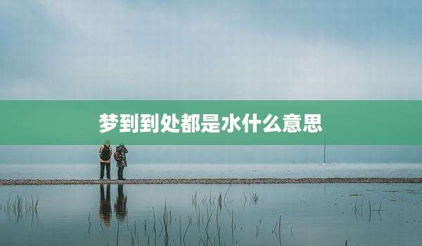 梦到到处都是水什么意思