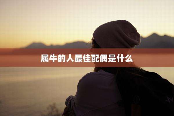 属牛的人最佳配偶是什么