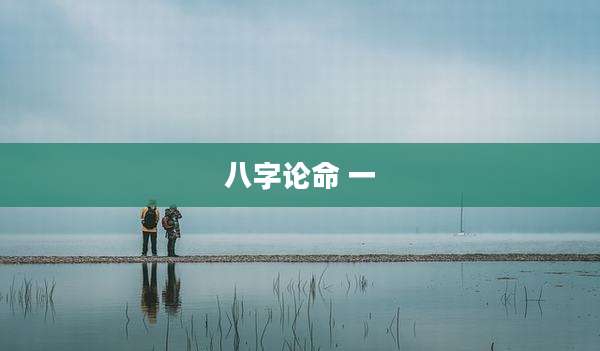 八字论命 一
