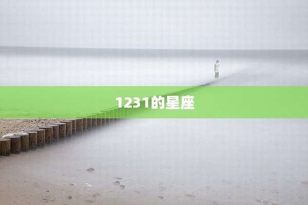 1231的星座