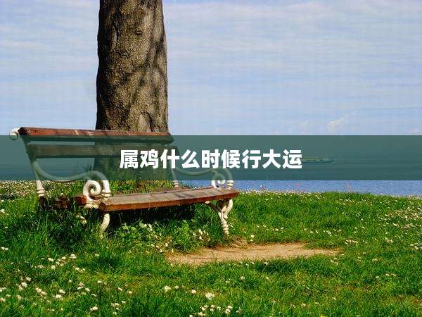属鸡什么时候行大运