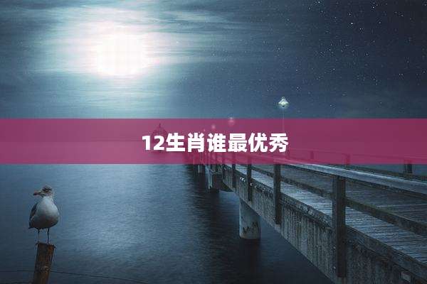 12生肖谁最优秀