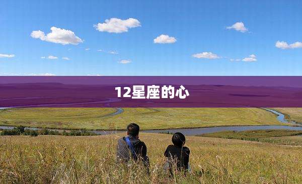 12星座的心