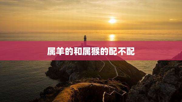 属羊的和属猴的配不配