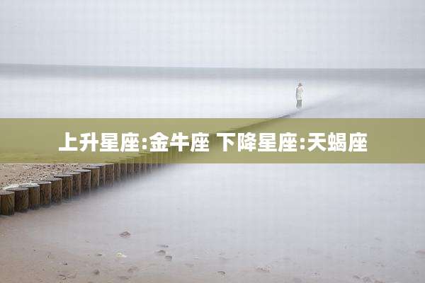 上升星座:金牛座 下降星座:天蝎座