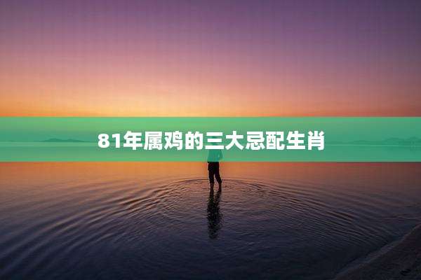 81年属鸡的三大忌配生肖