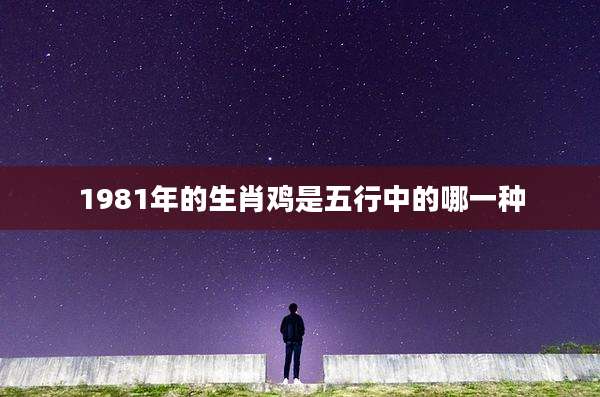 1981年的生肖鸡是五行中的哪一种