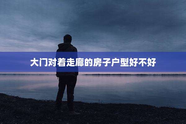 大门对着走廊的房子户型好不好