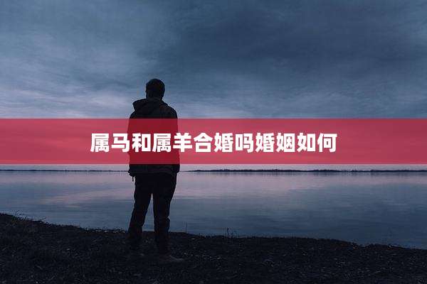 属马和属羊合婚吗婚姻如何